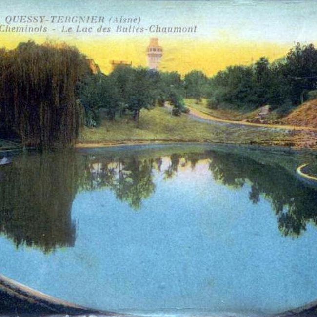 Carte postale Lac des buttes chaumont Quessy