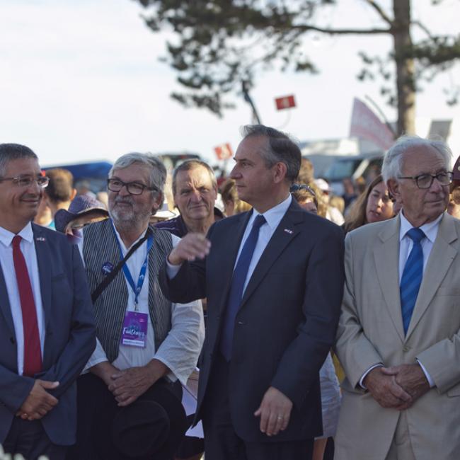 Moment d'hommage aux poilus