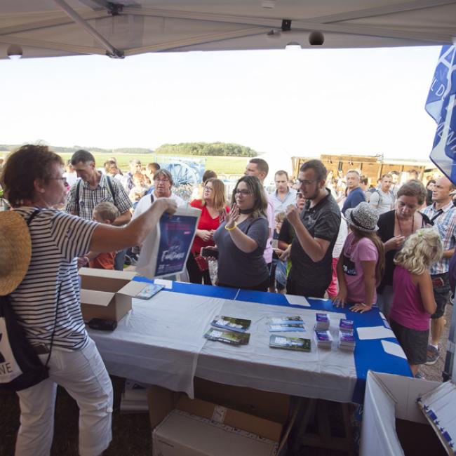 Des lots à gagner à l'accueil