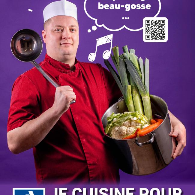 Jonathan est chef de cuisine au collège d'Harly