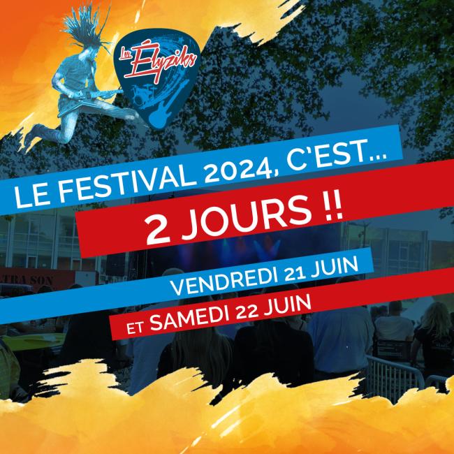 Festival de musique Les Elysiks à Saint-Quentin Du 21 au 22 juin 2024