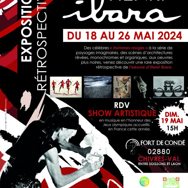 Exposition Henri Ibara au fort de Condé Du 18 au 26 mai 2024