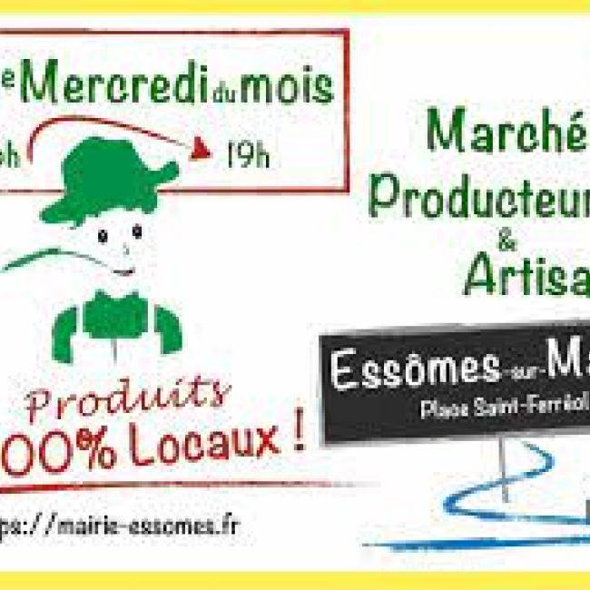 Marché des producteurs locaux - Essômes sur marne Le 8 mai 2024